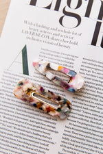 Hair Clips Set of 2 - Marble